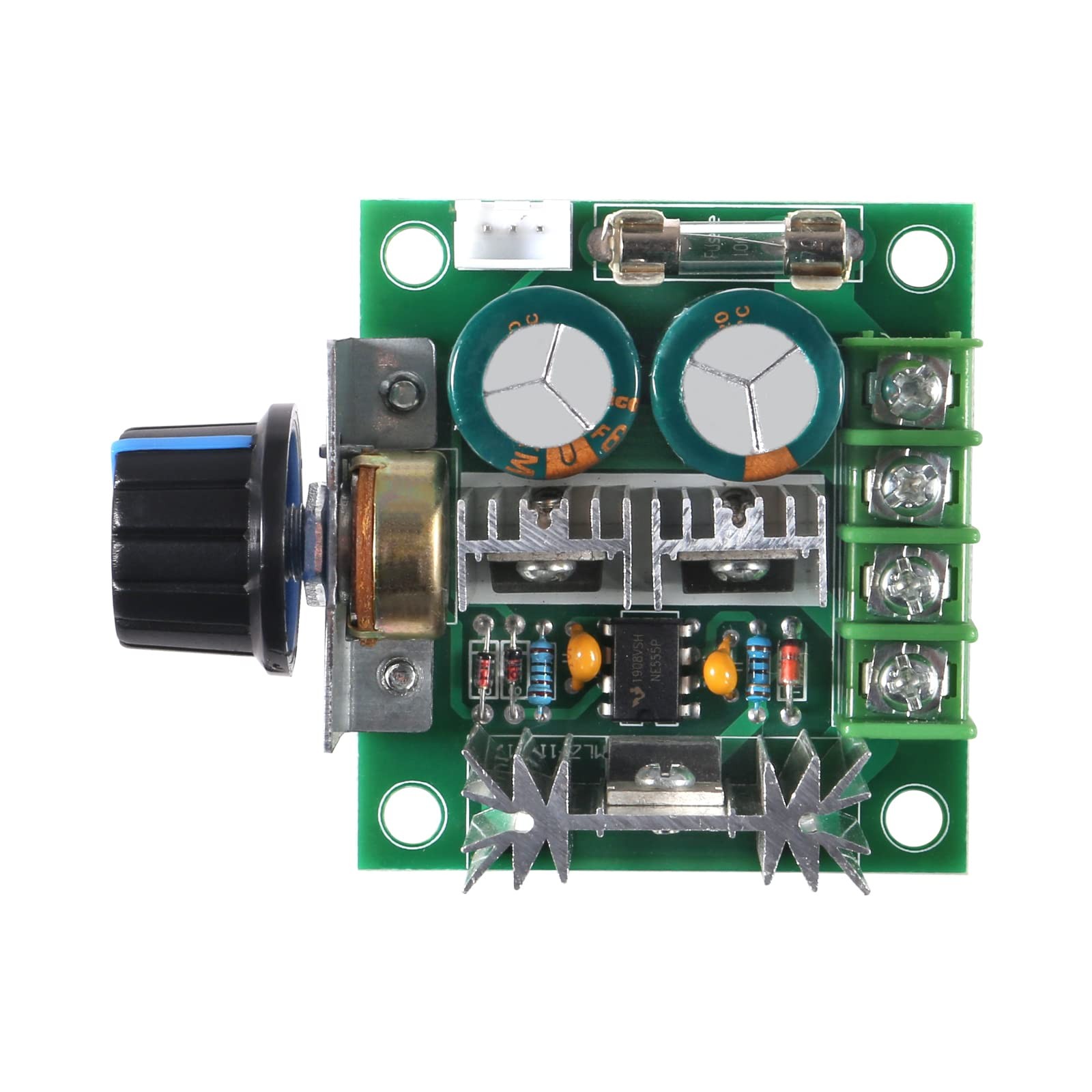 AEDIKO 2pcs 12V-40V 10A PWM DC Motor Speed Control Switch Controller Voltage…