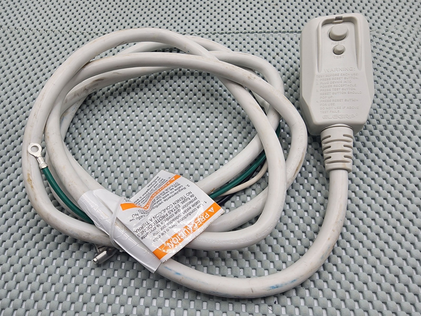 120V 15Amp 1800W LCDI Power Cord Plug for Air Conditioner,Leakage Current