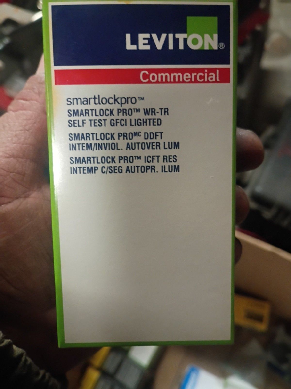Leviton GFWT1W Self-Test SmartlockPro GFCI Receptacle – White