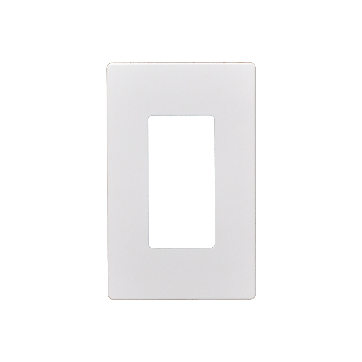 5pcs 1 Gang Screwless Snap On Decorator Wall Plate White