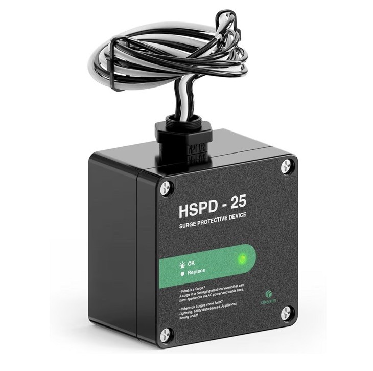 HSPD Square Whole Home Surge Protective Device, Type 1 SPD, 120/240VAC (HSPD-25)
