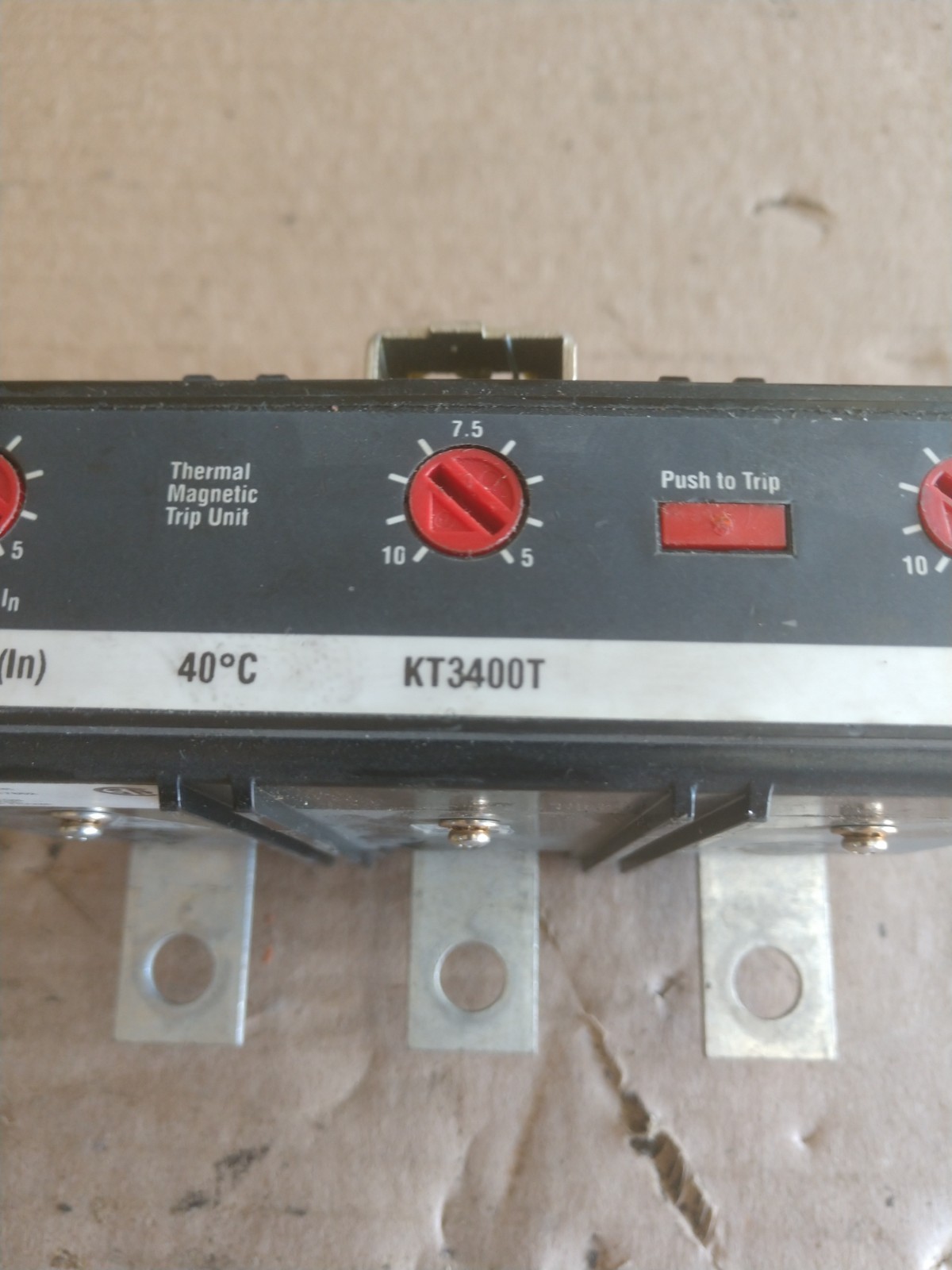 Eaton KT3400T Trip Unit 400 Amp – 3 Pole – 2 Volt