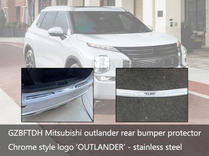 Trunk Door Sill Protector for Mitsubishi Outlander 2022 2023 2024 2025 Rear