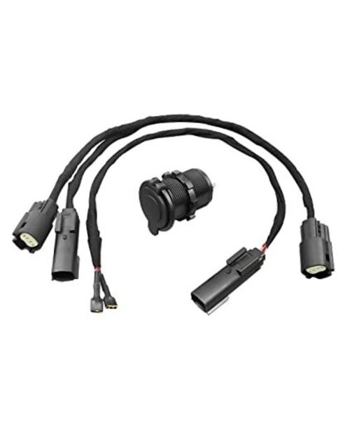 USB Plug Fit for Ski-Doo Lynx REV Gen4 Platform Narrow Wide Power Outlet Kit