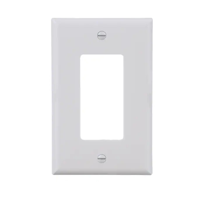 Eaton PJ26W-10-LW Mid-Size Single Gang Decorator Wallplates , 50 Plates