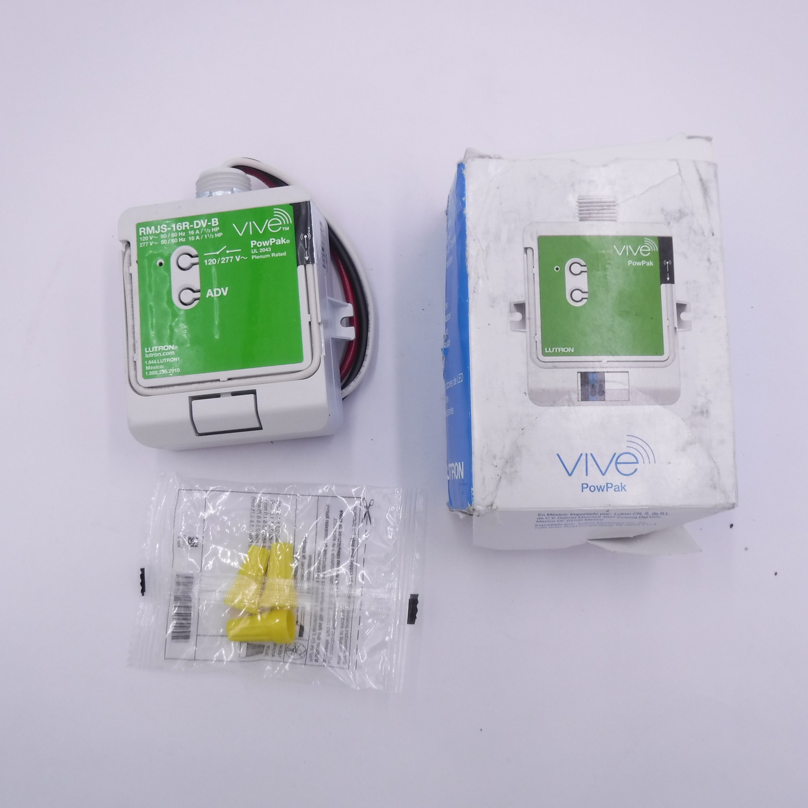 Lutron PowPak Relay Module With Softswitch 16A General Purpose Switch 120/277V