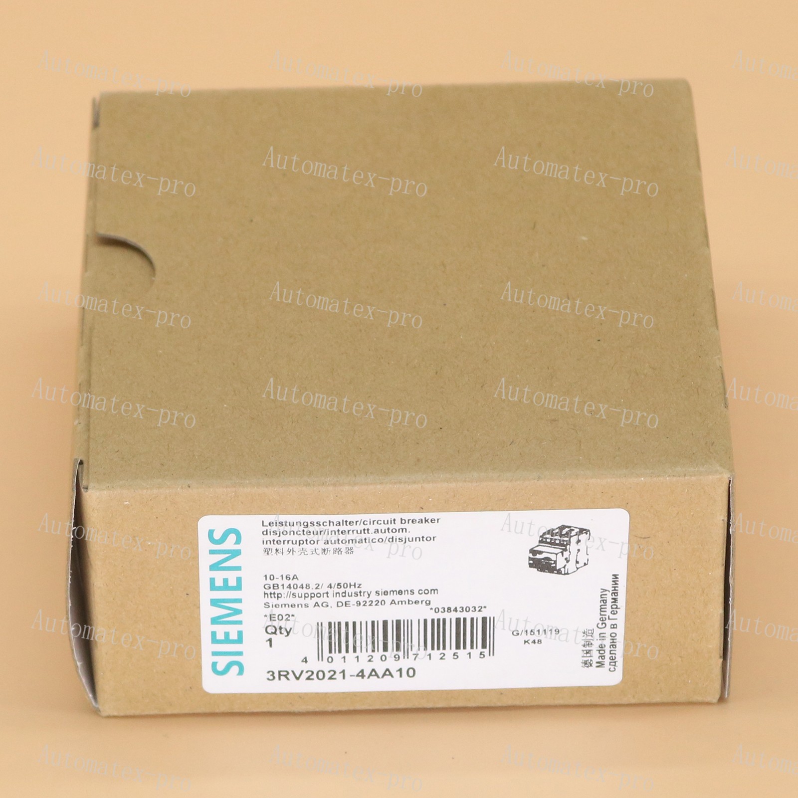 New SIEMENS in box breaker 3RV2021-4AA10 3RV2 021-4AA10 1 year warranty