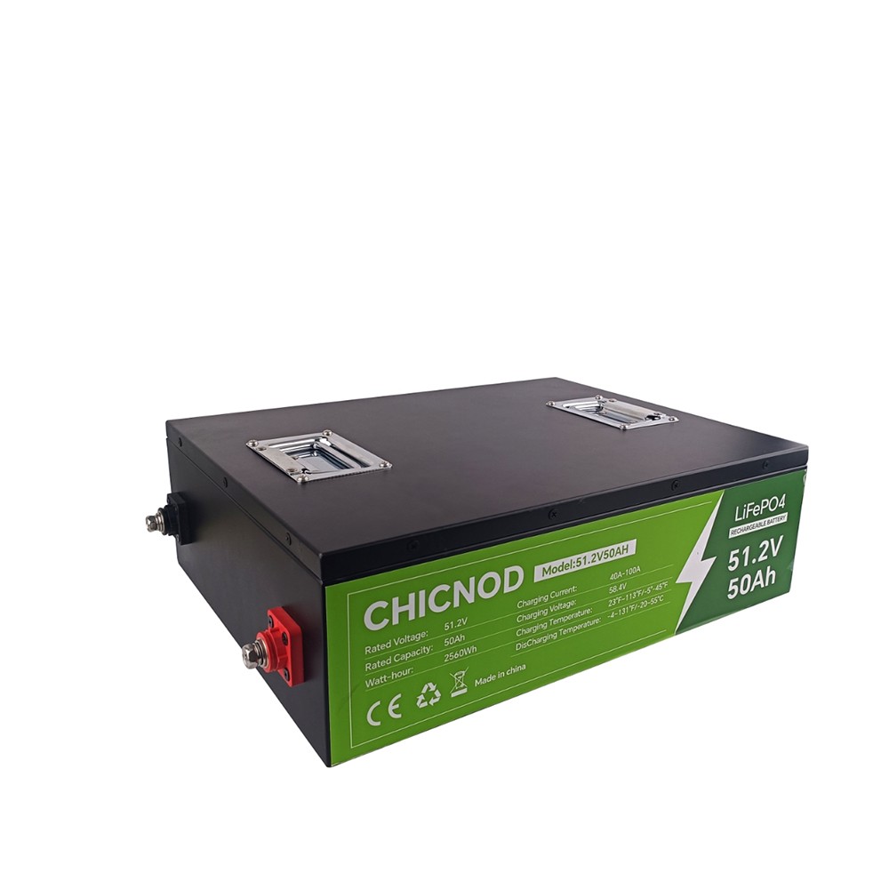 48V 50Ah/100Ah LiFePO4 Lithium Battery Built-in BMS Deep Cycle For RV Golf Cart