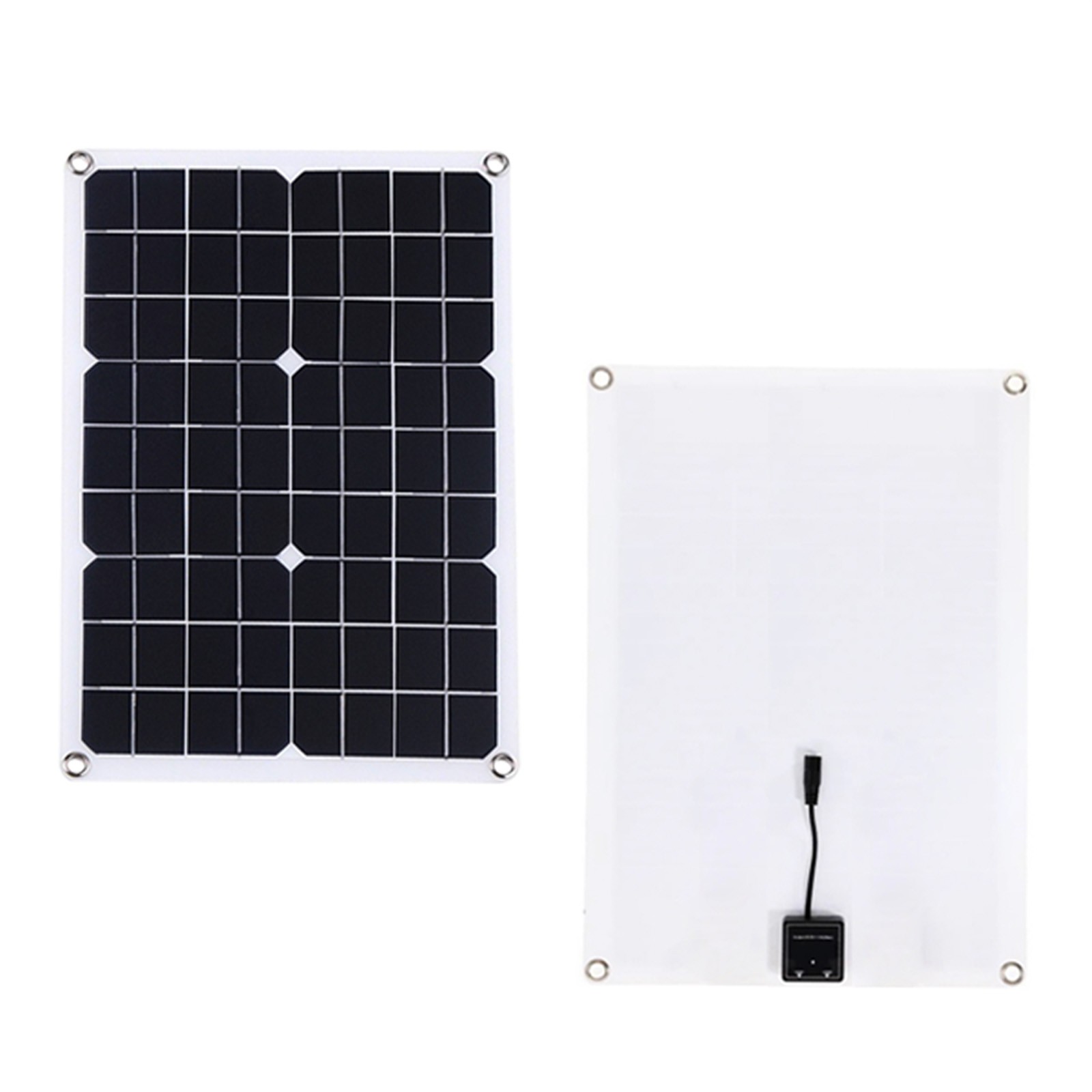 1000W Solar Panels – 2 x 500W Lightweight PV Panels+Y-Cable for Outdoor Charging