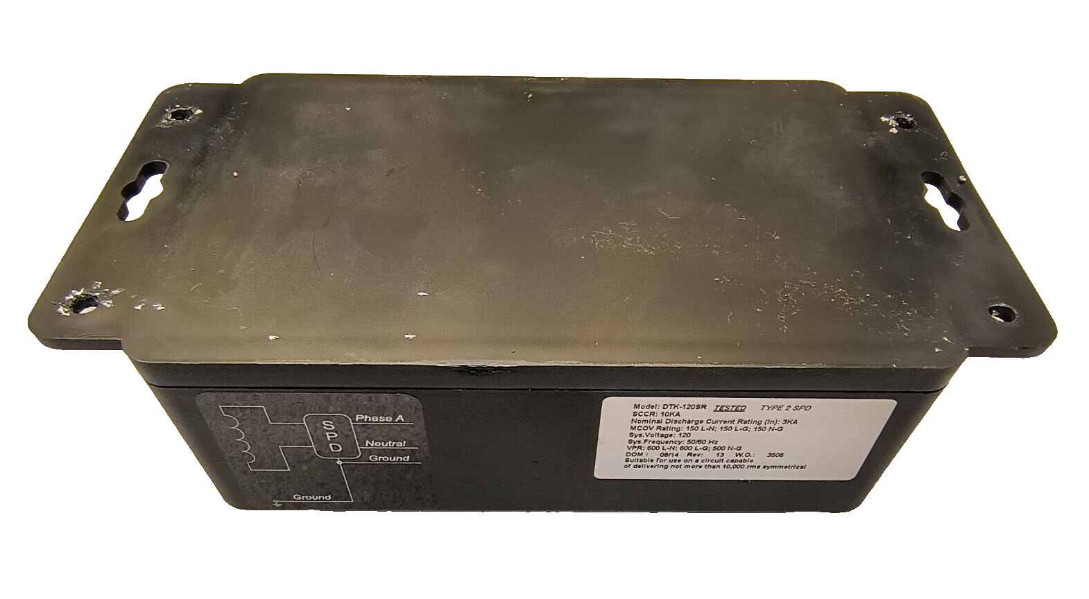 Ditek DTK-120SR 120 VAC Electrical Surge Protector Protective Device, Type 2 SPD