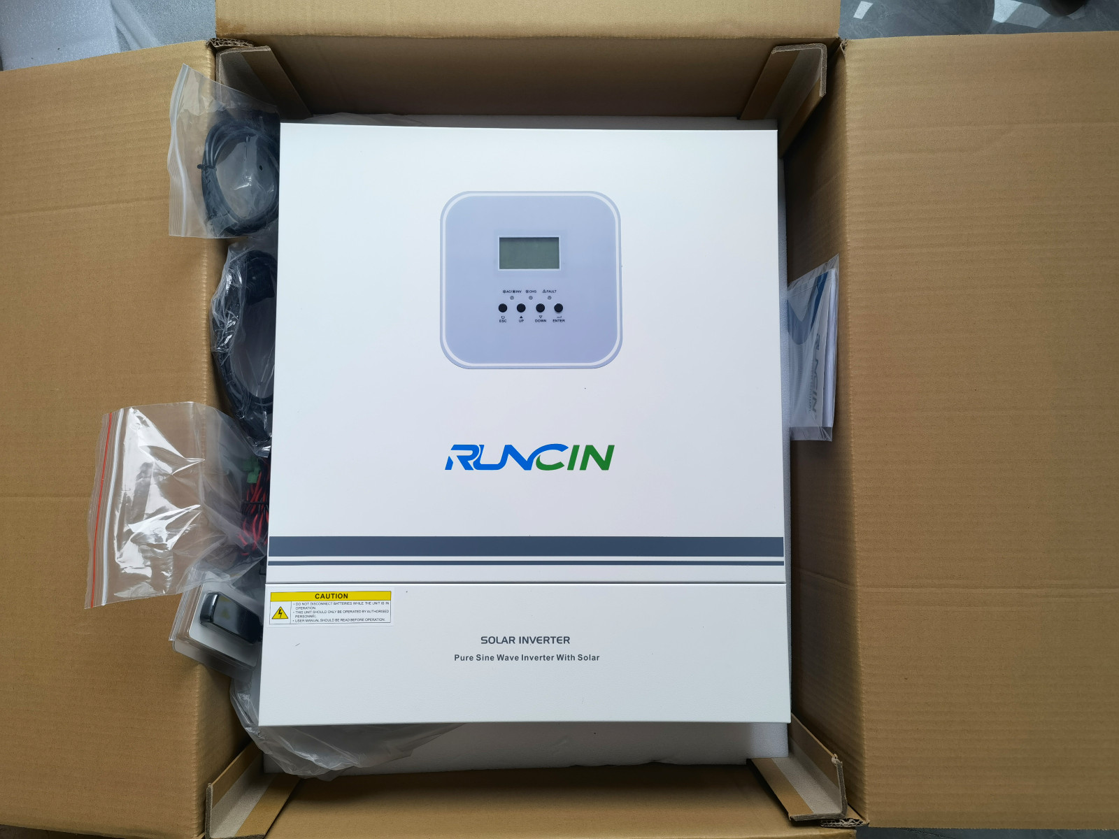 1.1kW 48V 220/230/240V Solar Hybrid Inverter 150A MPPT Charger+Wifi Single Phase