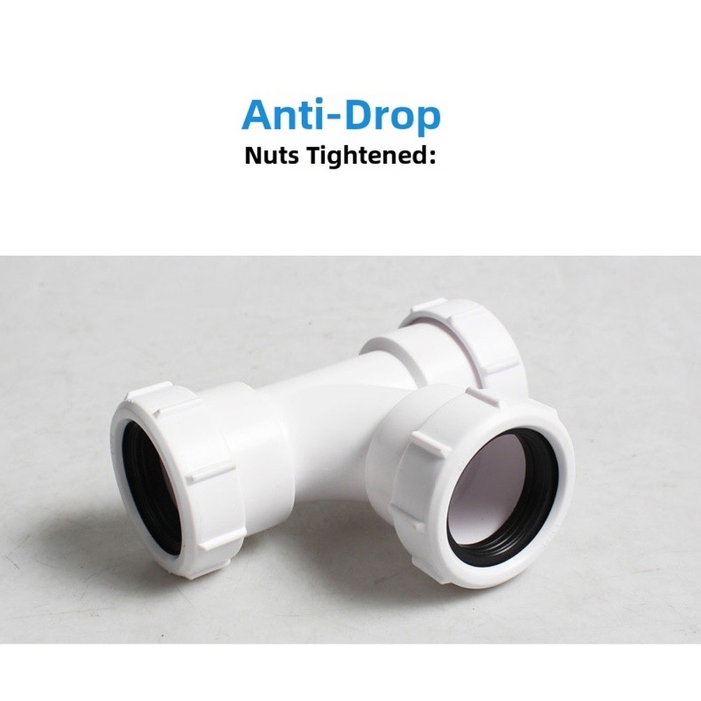 Plastic 40mm Tee Connector for Drainage Use Reinforced with PP Material