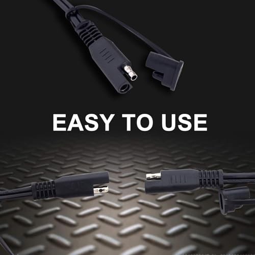 22″ 10A Fused Ring Terminal 6 PCS Harness Quick Connect for Extention Cord