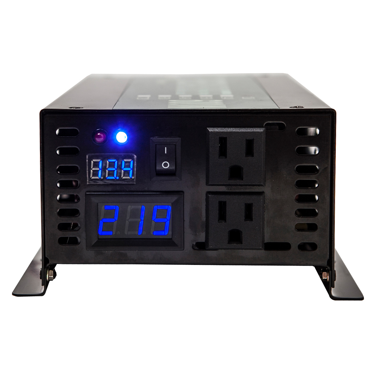 Power Converter 12V DC to 120V AC 300W Pure Sine Wave Inverter Home Solar Car