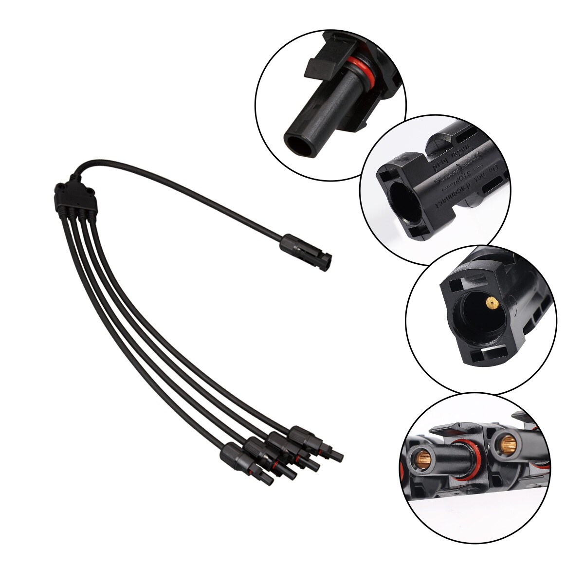 GEYA 10AWG PV Wire Solar Panel Y Branch Solar Panel Extension Cable Connectors