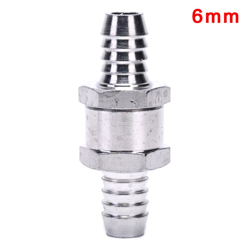One Way 6/8/10/12mm 4 Size Aluminium Alloy Fuel Non Return Check Valve URSYU GA
