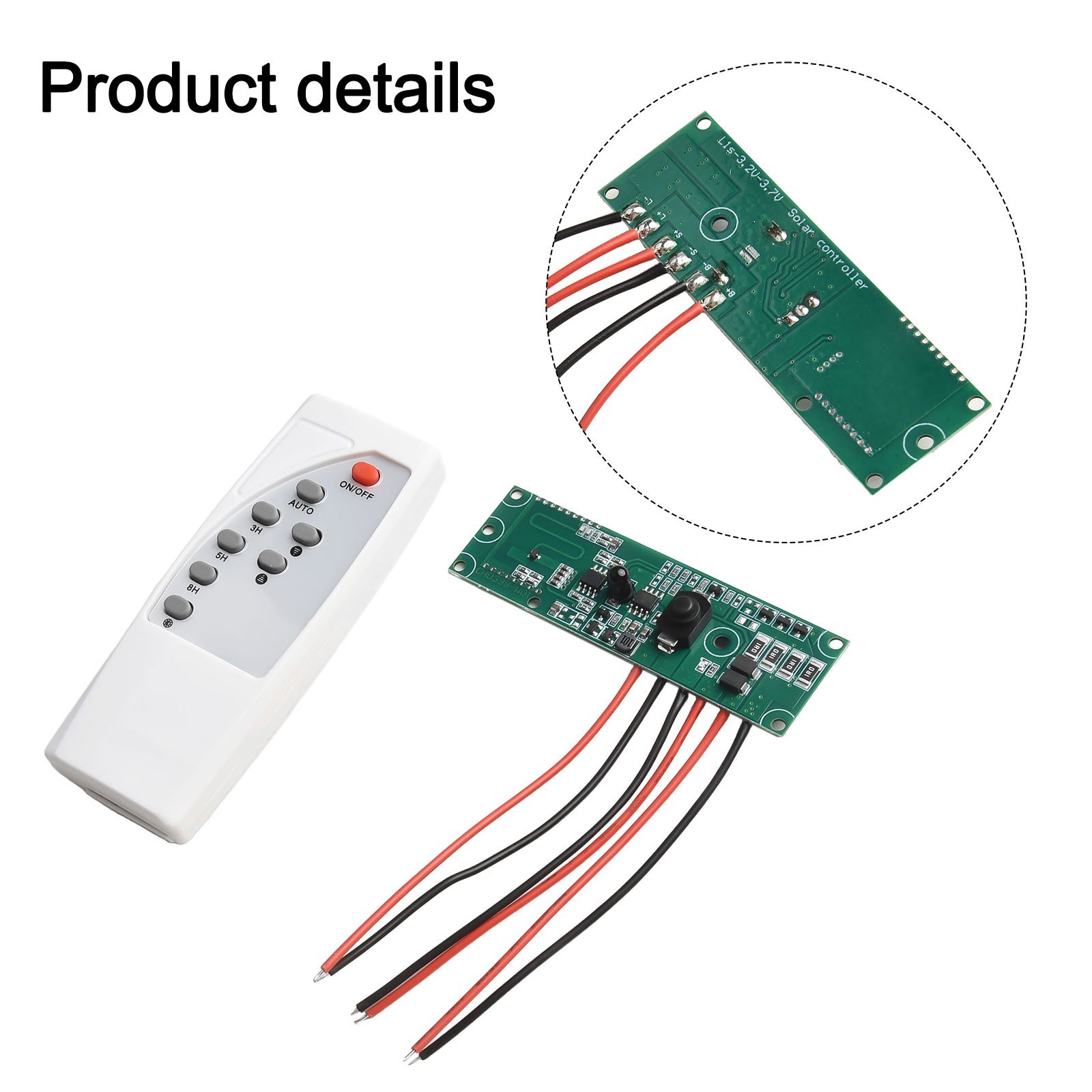 Energy Efficient Solar Light Circuit Board with Wireless Remote for ACCESS