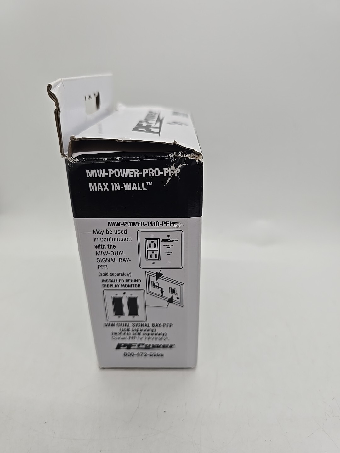 Panamax PFpOWER MIW-POWER-PRO-PFPIN in wall power 2 outlets surge protector EF