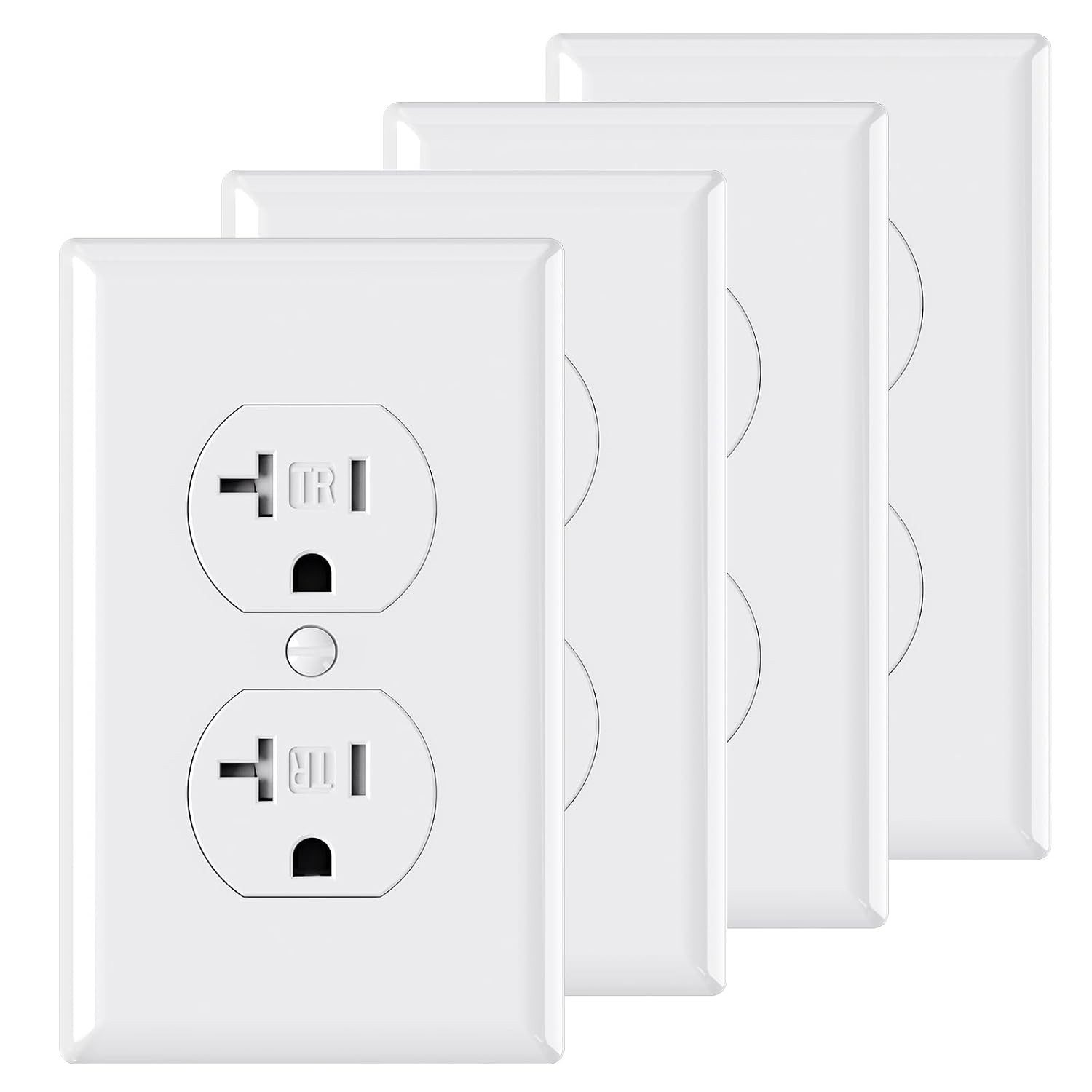 20 Amp Outlets Duplex Electrical Receptacle Outlets,Tamper Resistant,Heavy-Duty