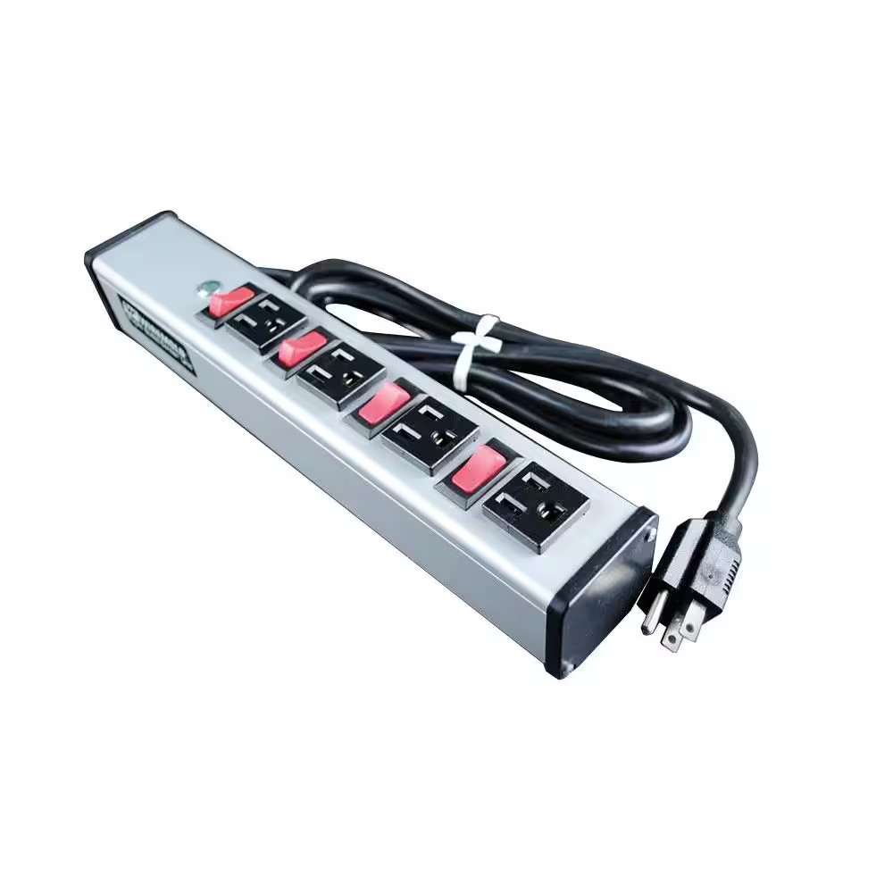 Wiremold 4-Outlet 15 Amp Deluxe Control Power Strip with Lighted On/Off Switch a