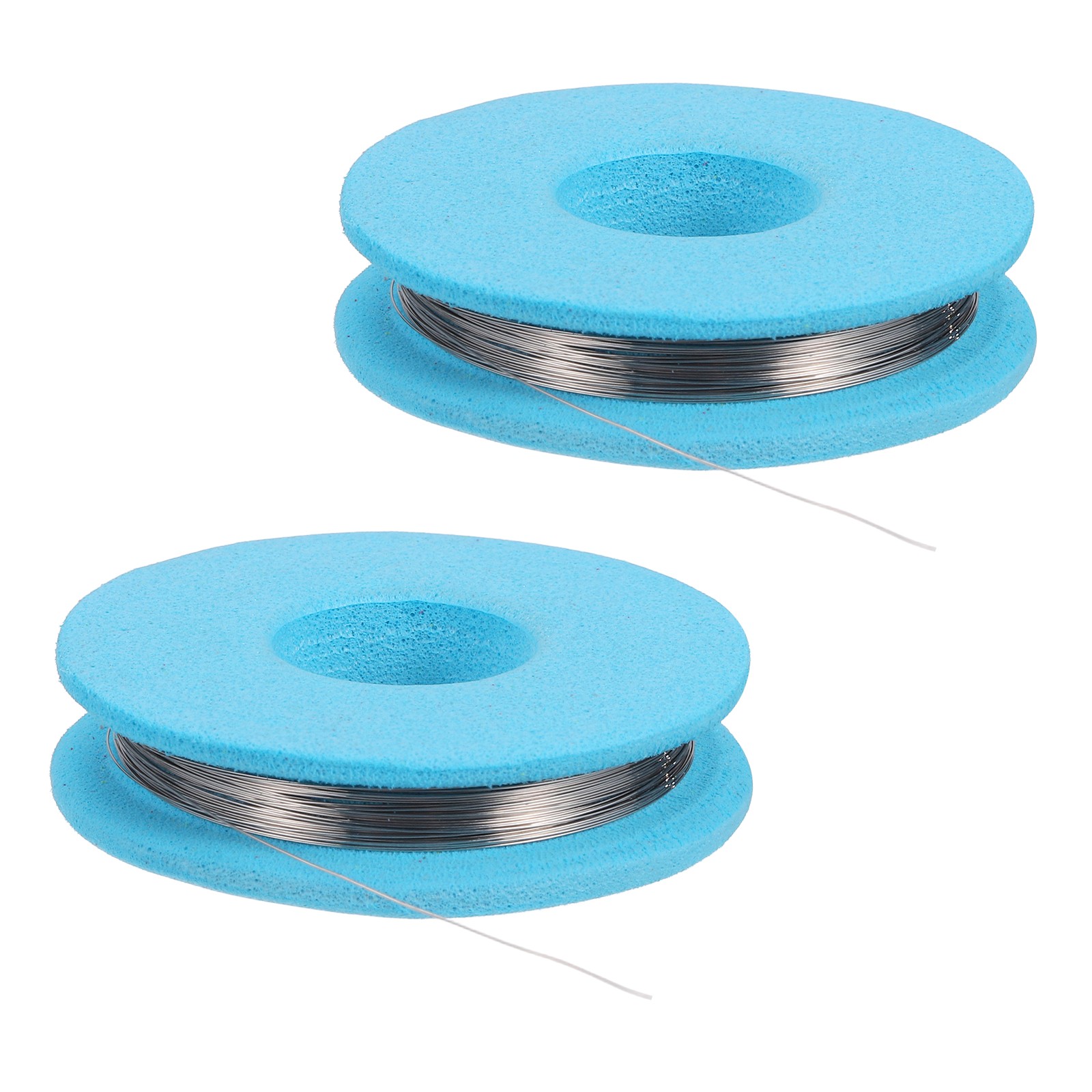 2pcs 34 AWG 16ft Nichrome Wire Cr20Ni80 Heating Resistance Wire Blue