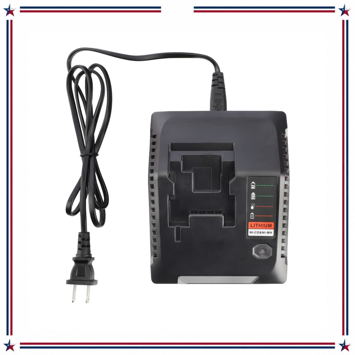 Charger For Porter Cable 18V Lithium-Ion,NiCad,NiMh Battery type 2 battery