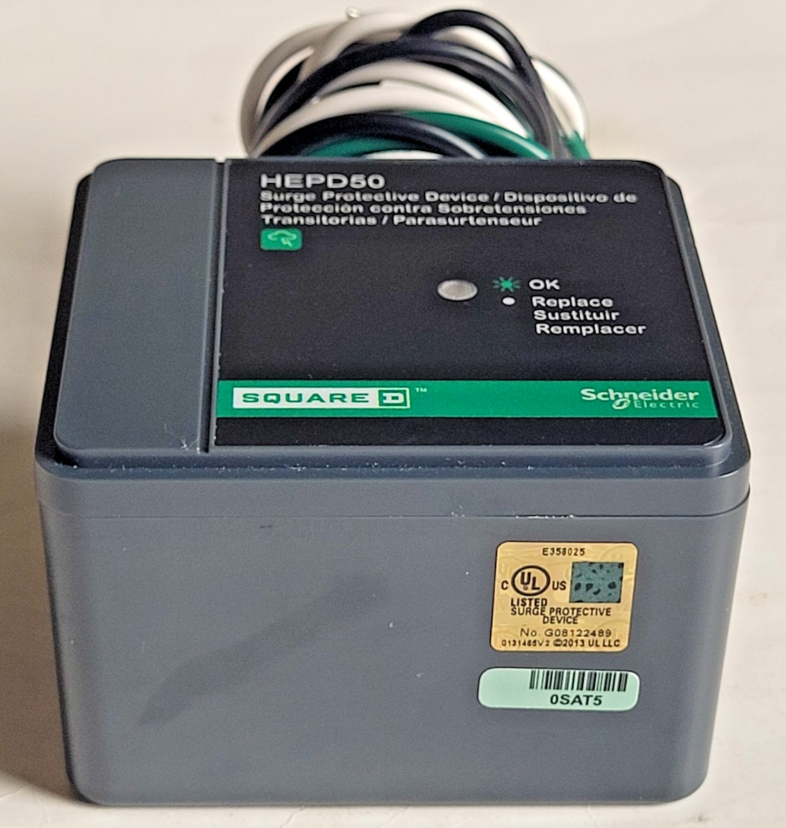 Square D by Schneider HEPD50 50kA Whole Home Surge Protection Device /NEW NO BOX