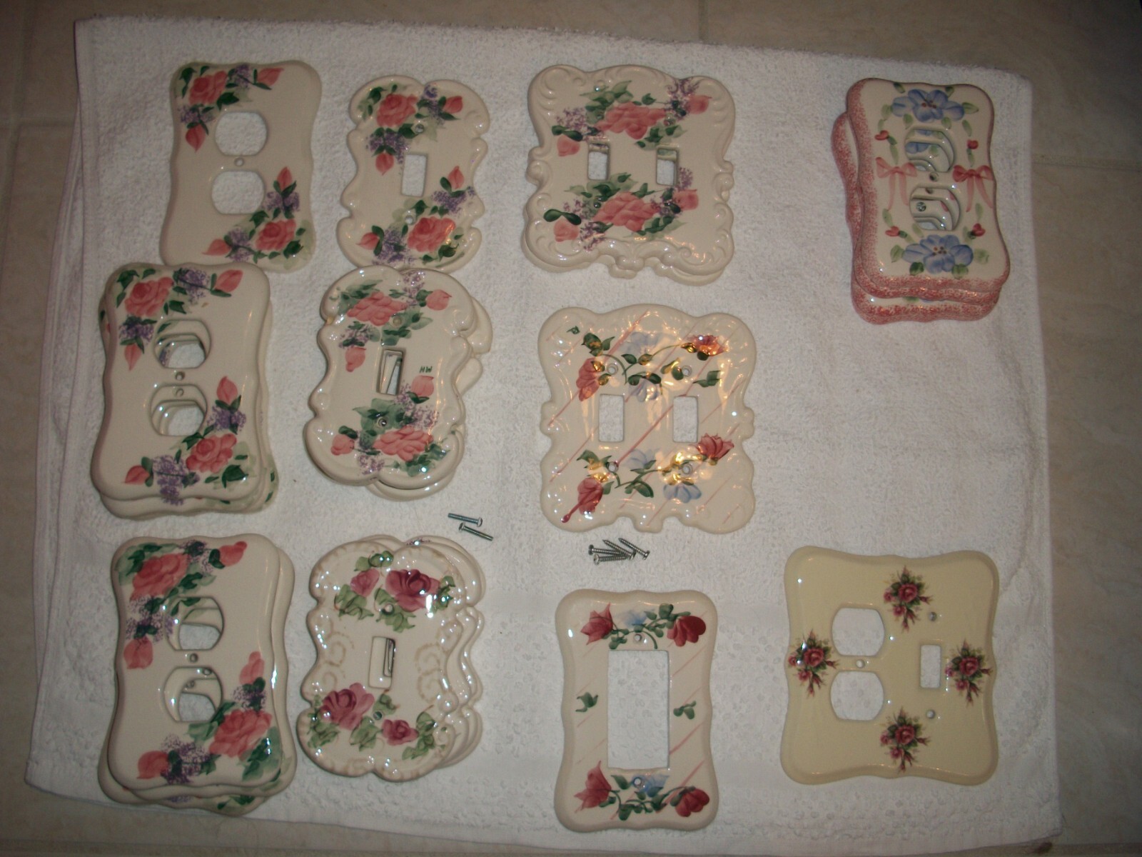 Floral Switch Plate Covers – Various Options