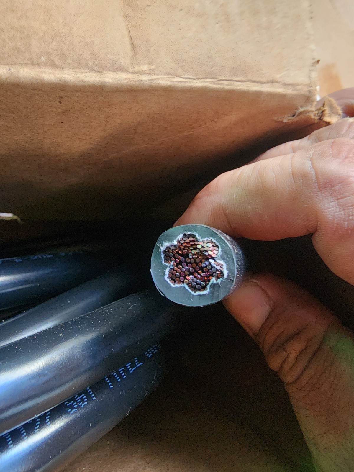 Red Black 2/0 GAUGE COPPER WELDING CABLE LEAD BATTERY CAR SAE J1127 USA