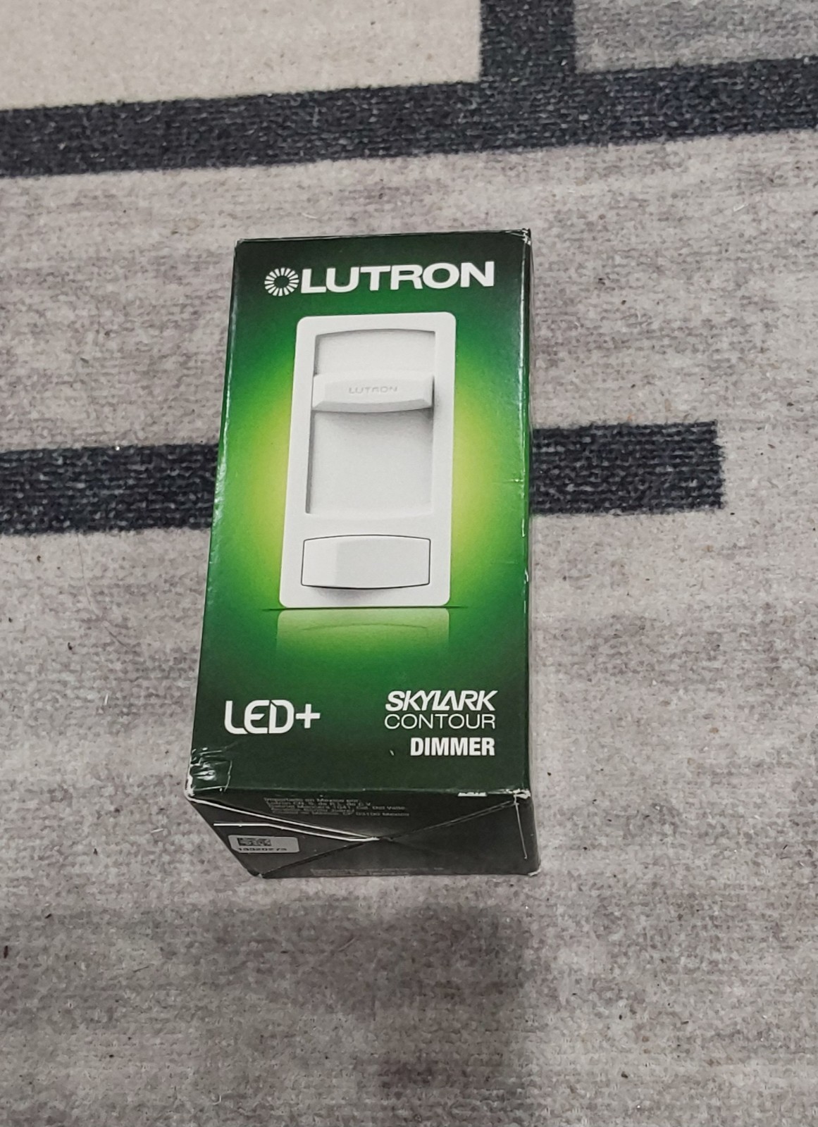 LUTRON Dimmer Light Switch Dimmable Single Pole 3 way LED CFL Contour White J