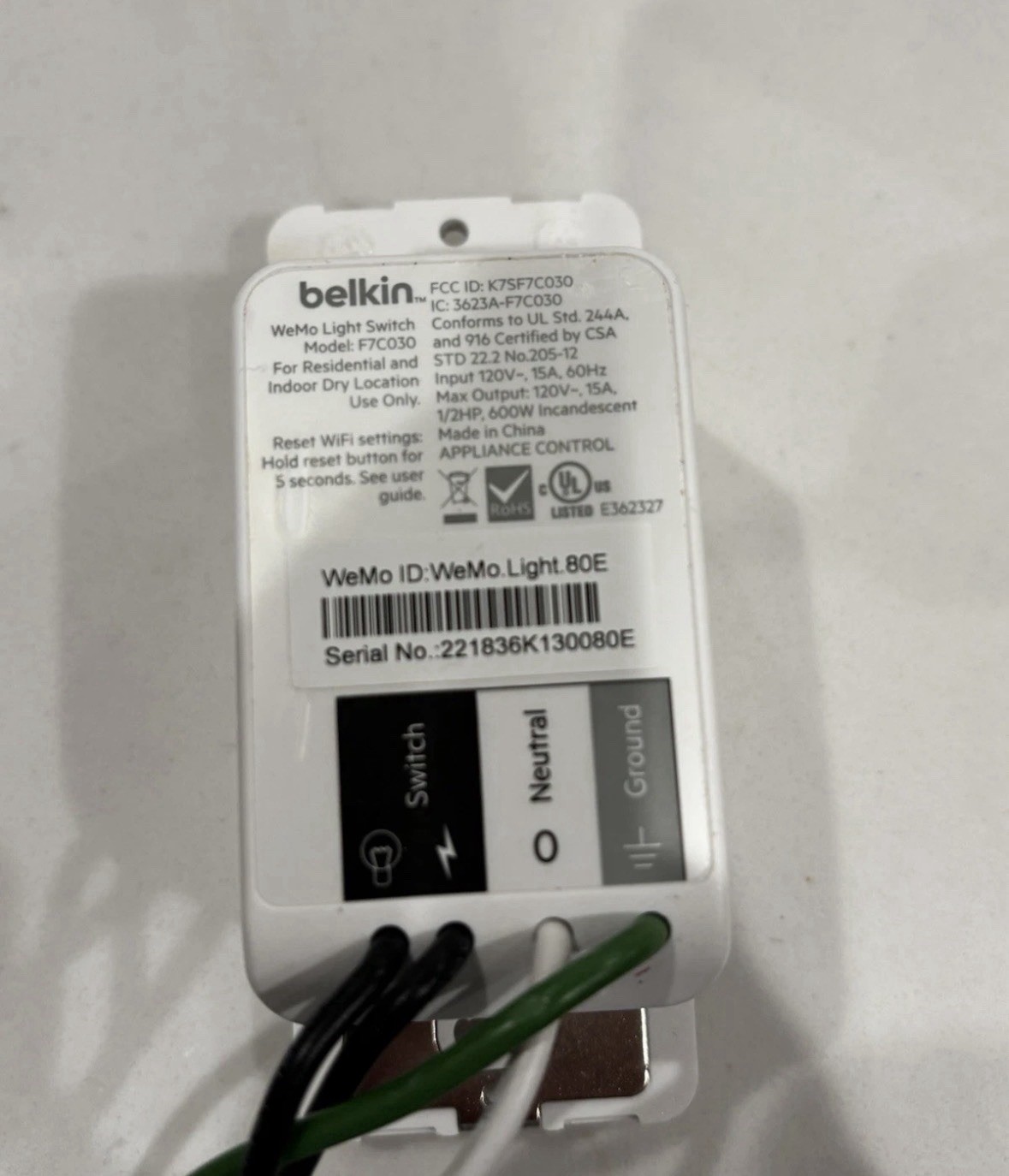 Wemo Belkin Smart Wi-Fi Wall Switches & Dimmers Lot of 28 Alexa Google White