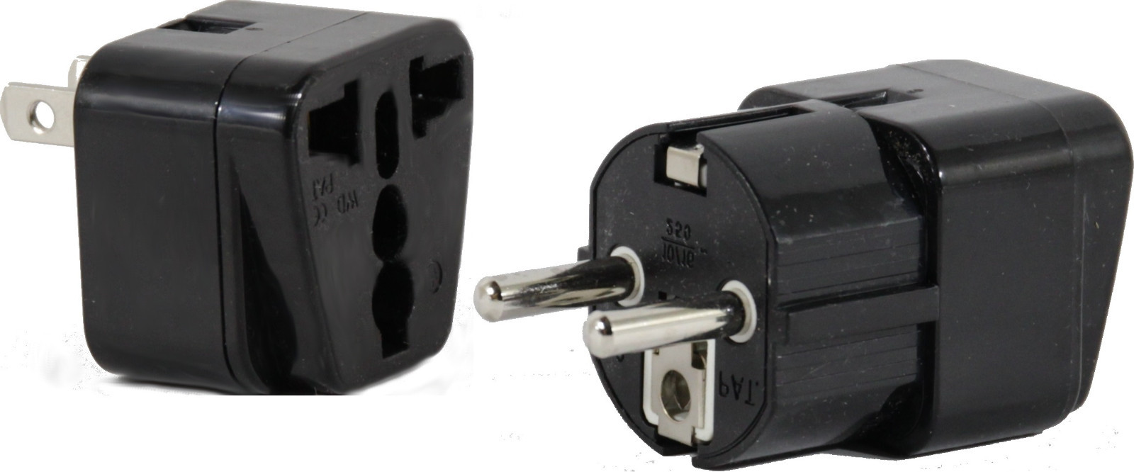 US to VIETNAM SOUTH KOREA Travel Adapter Plug Universal ASIA Type E(C/F) A 2-Pk