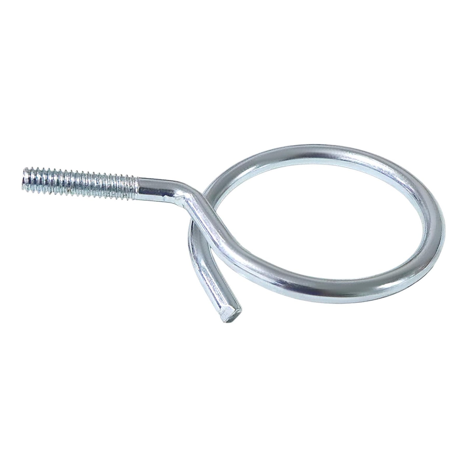 NIDAYE 1/4″-20 Machine Threaded Bridle Rings, 2″ Diameter 2 inch, Silver