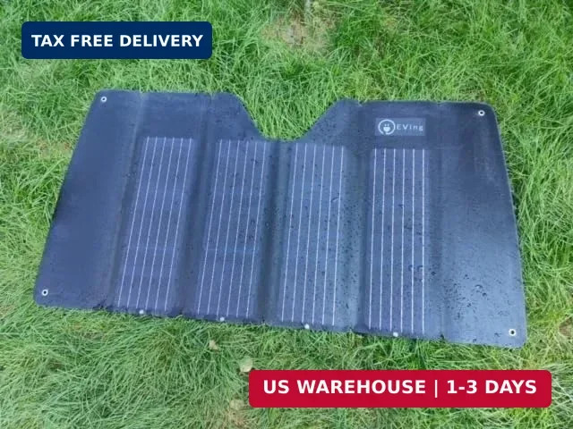 70W, 20V, 3.25A Solar Panel Sunshade for Car Windshield, Camping, Outdoor Activi