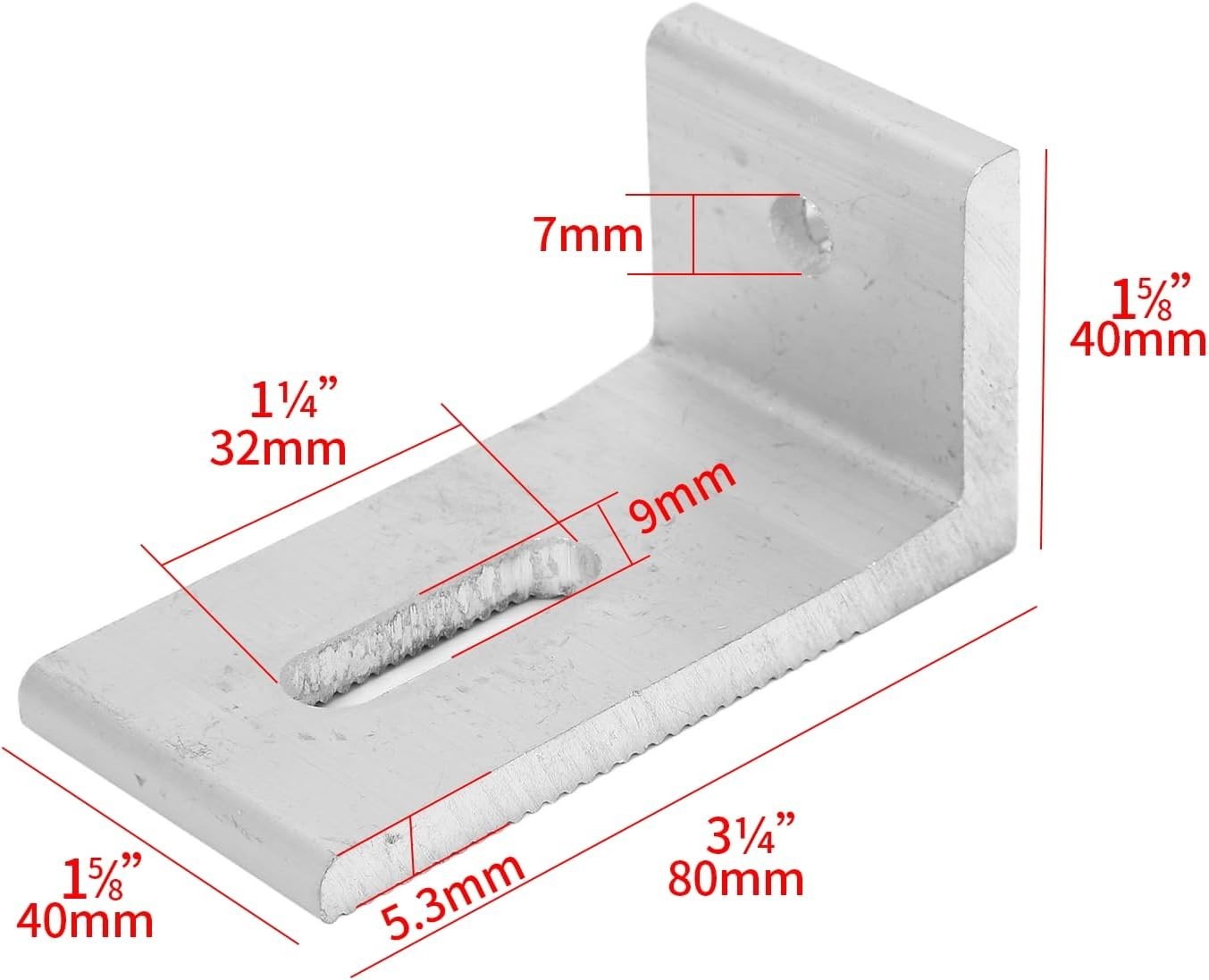 L Foot Solar Mount,Aluminum Alloy Photovoltaic Solar Panel Mounting L Bracket…