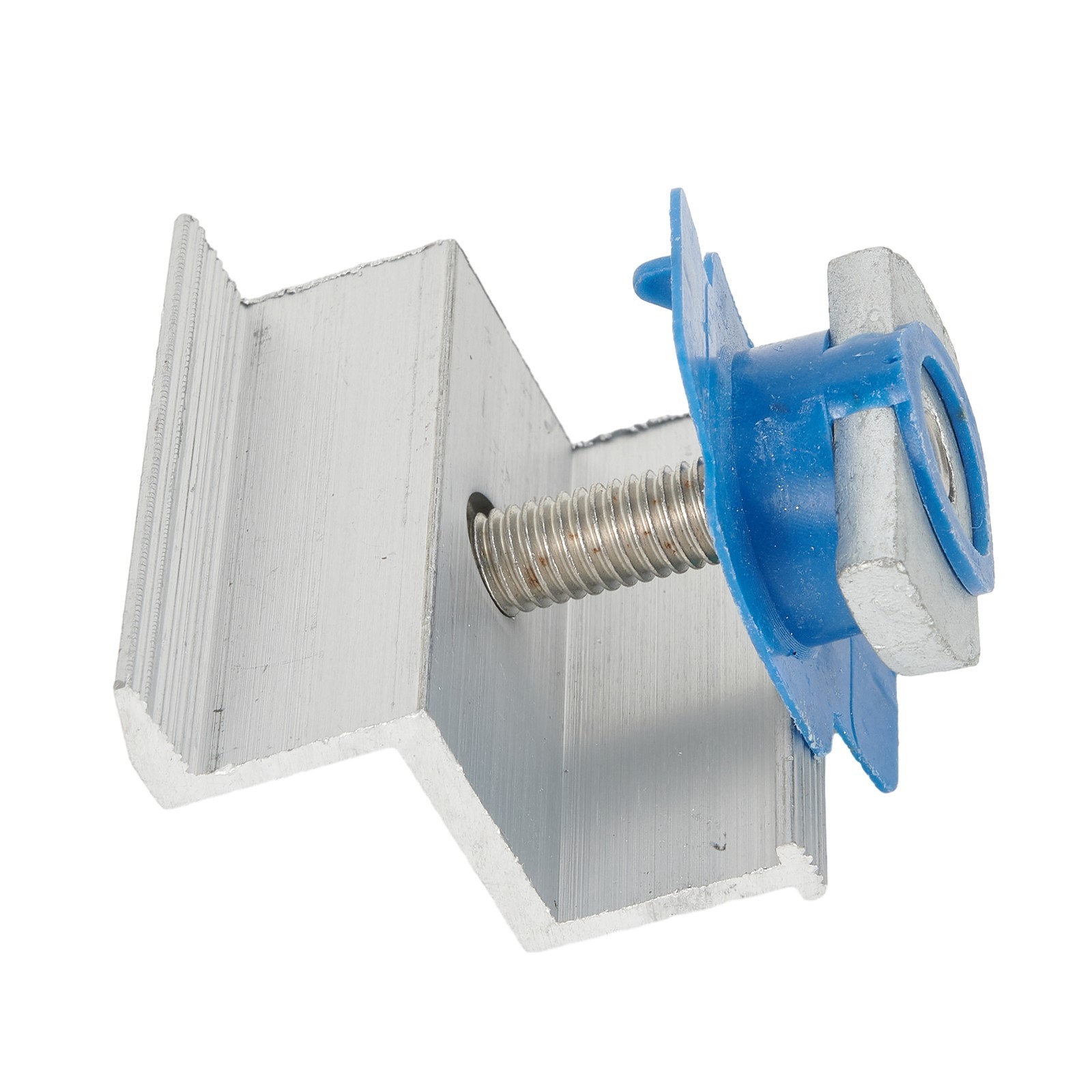 Bracket Solar Panel Aluminium Alloy End /Middle Clip For Mounting Rail