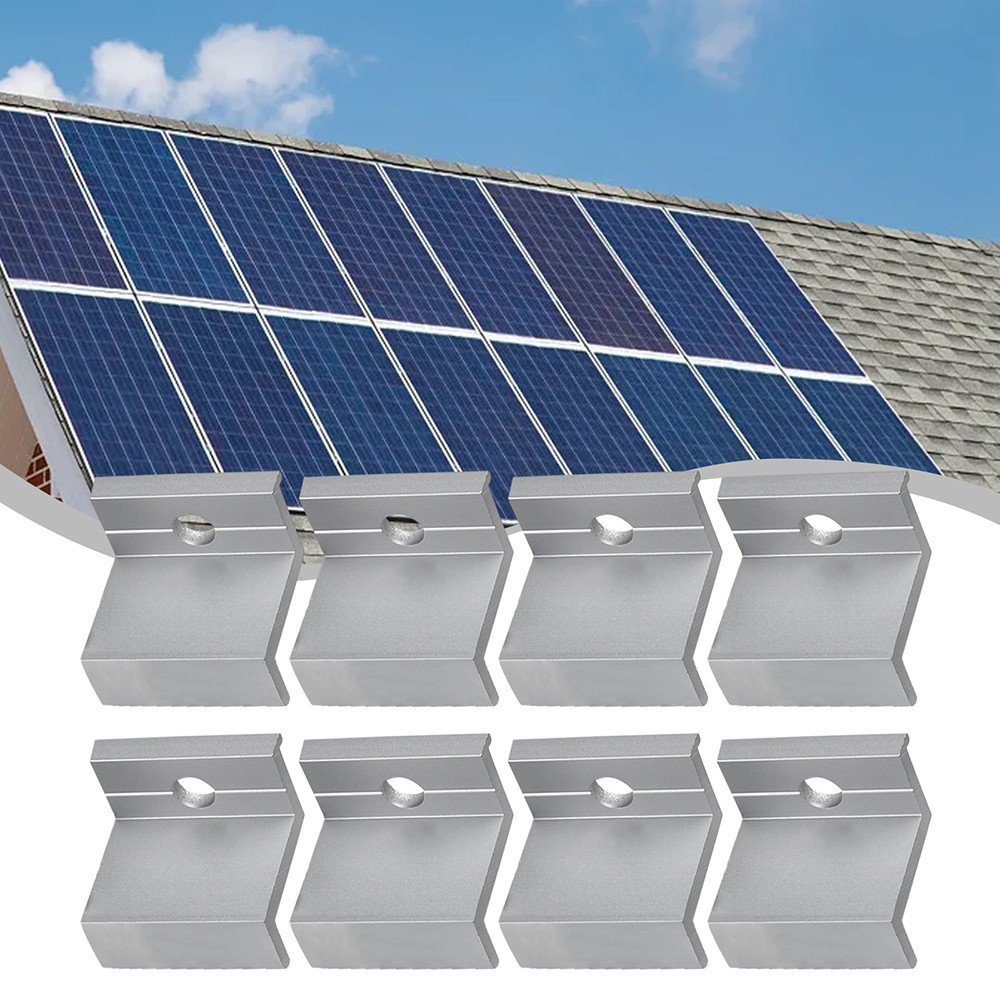 10pcs Solar Panel End Clamp for Standard Unistrut Aluminum 30mm/35mm Solar Panel