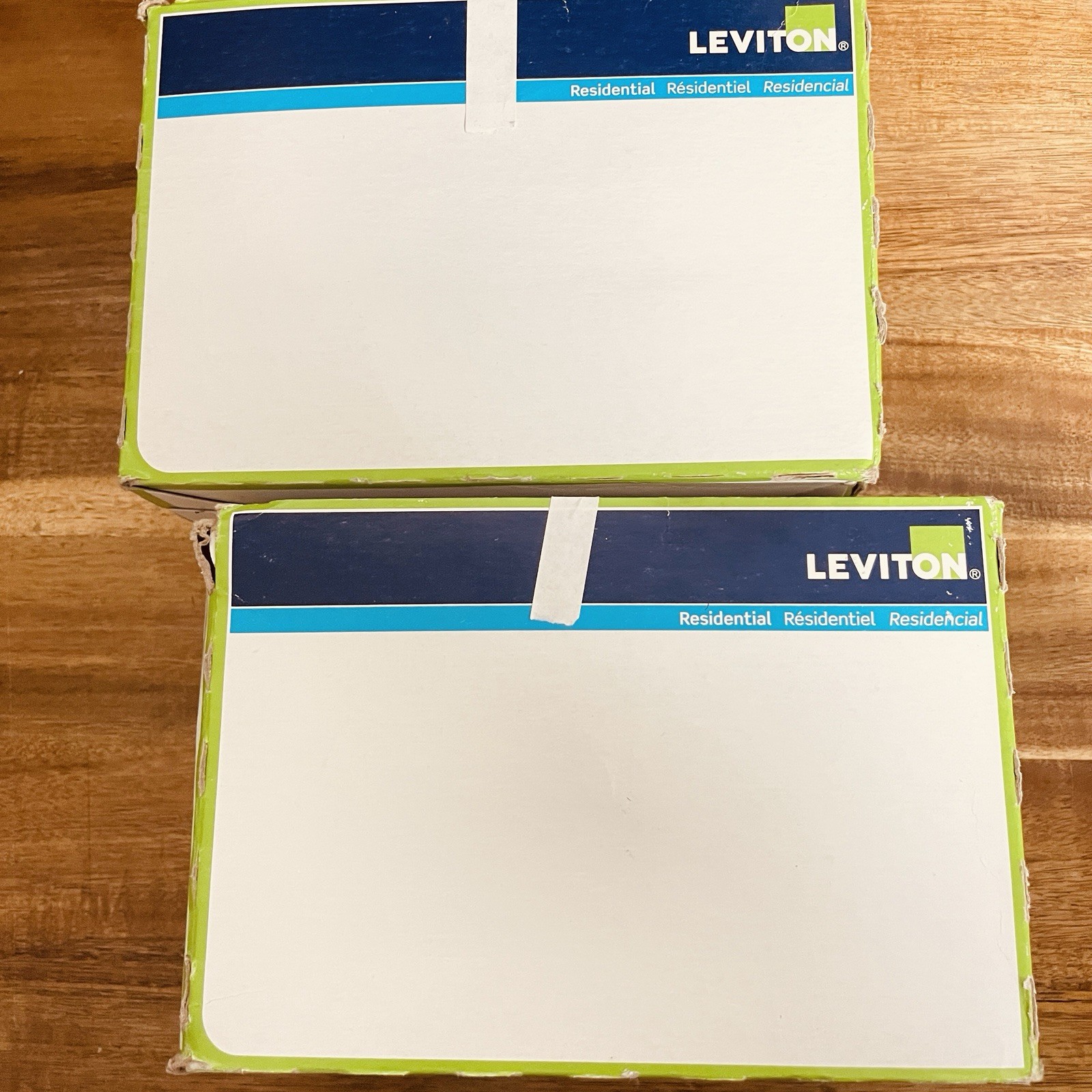 (20 PC) LEVITON 88033 DEVICE BLANK WALLPLATE COVER, 3-GANG, STANDARD, WHITE