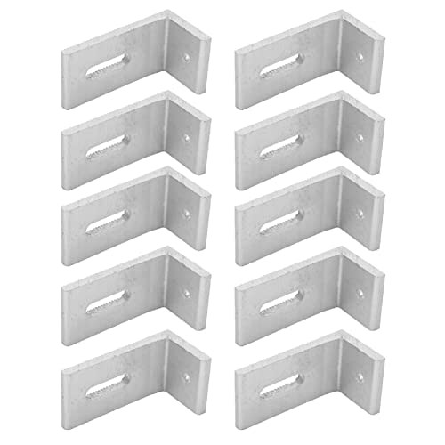 Aluminum Alloy 10PCS L Foot Solar Panel Mount Bracket with Anodized