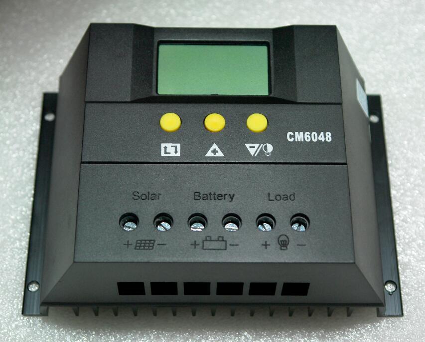 Solar Charge Controller 30A/50A/60A LCD Display 48V Battery Charger Regulator