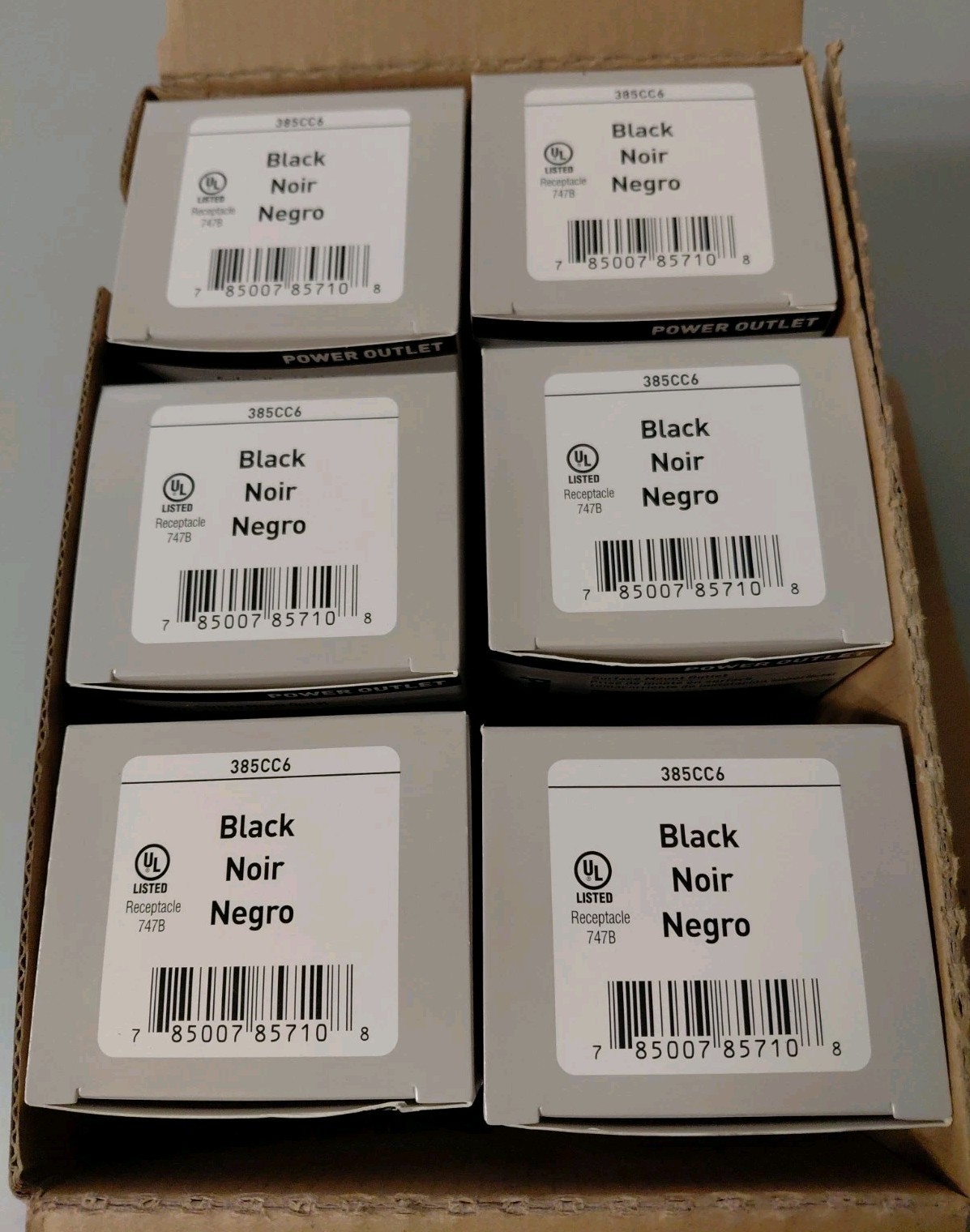 Lot Of 6 Legrand Surface Mount Outlets NEMA 10-50R