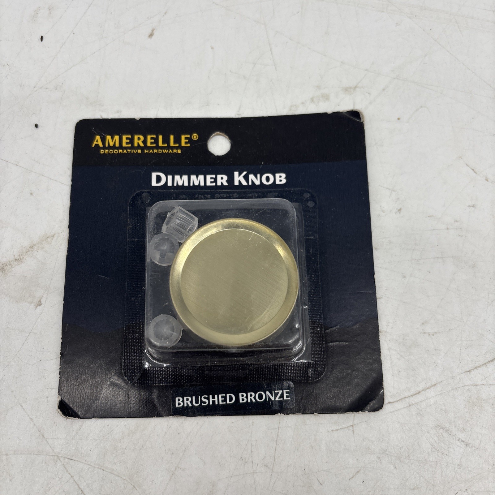 Amerelle 947BZQ Brushed Bronze Cast Rotary Dimmer Knob Metal