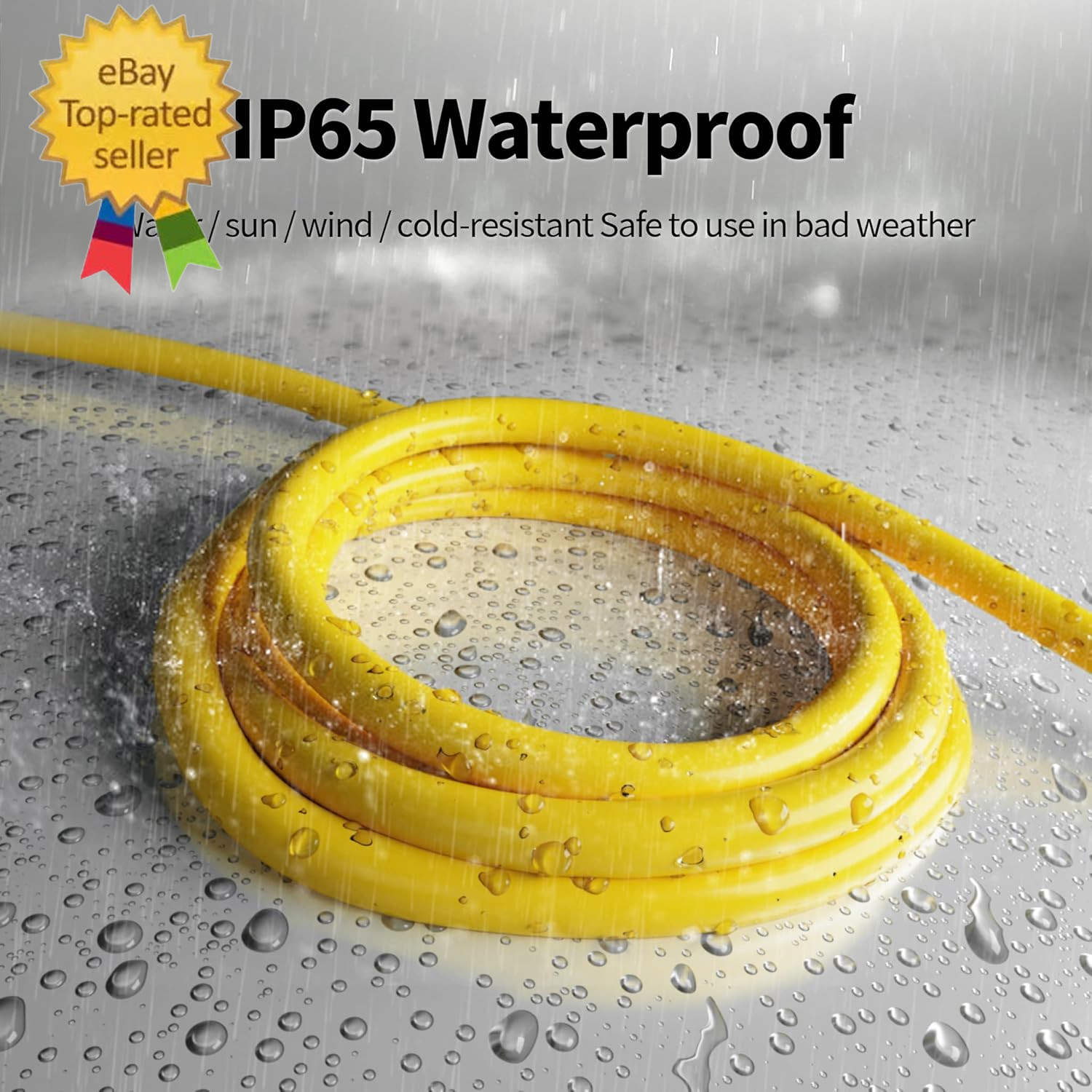 6 Ft 10AWG Outdoor Extension Cord Waterproof Heavy Duty 10 Gauge 3 Prong, Flexib