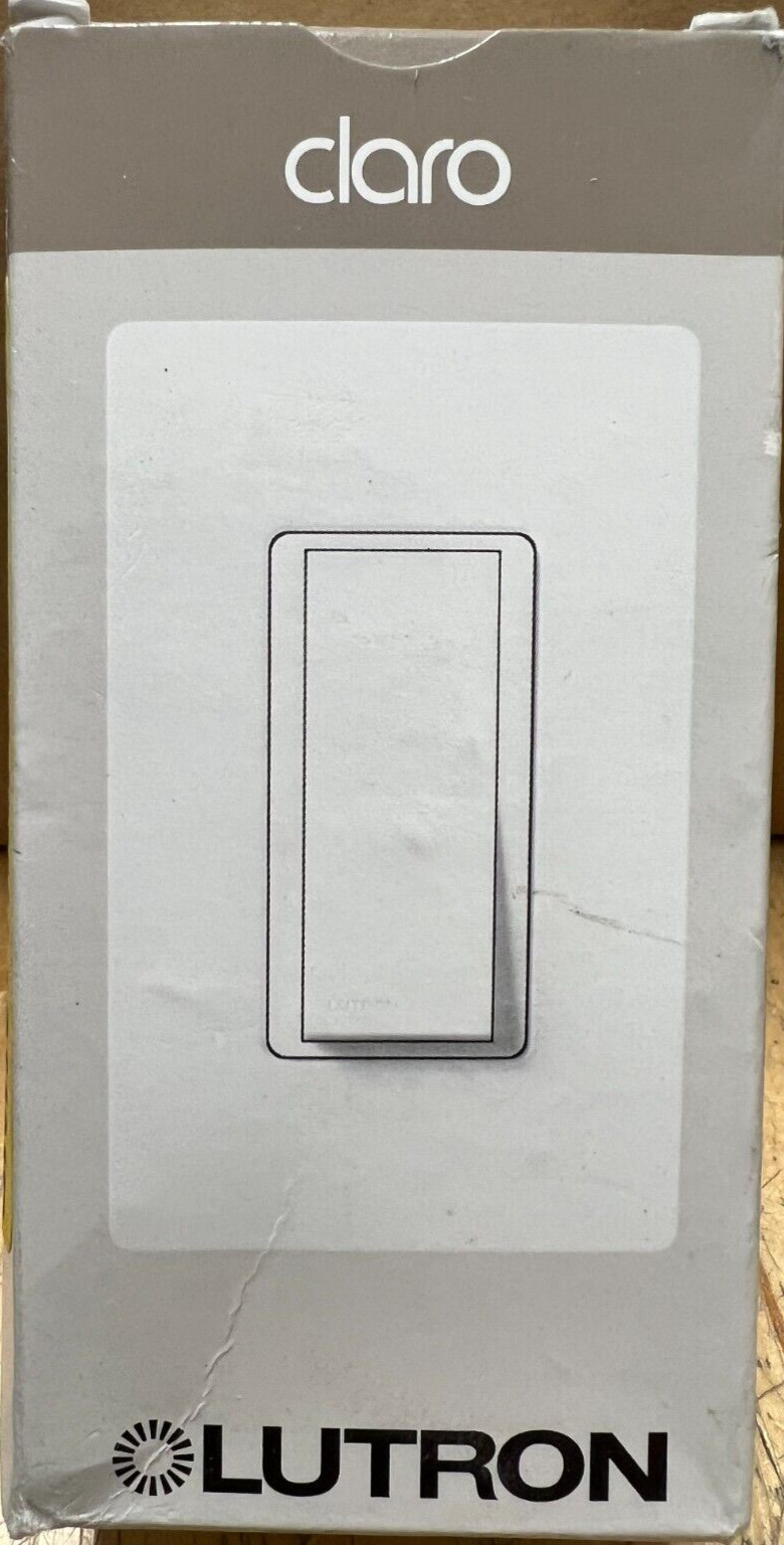 Lutron Claro CA-1PS-WH 15-A General Purpose Switch Single-Pole – White