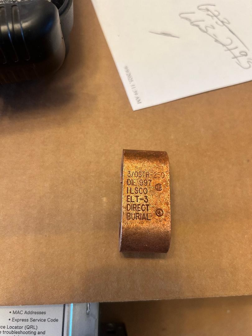 Ilsco Irreversible Copper Compression Grounding Connectors in Case