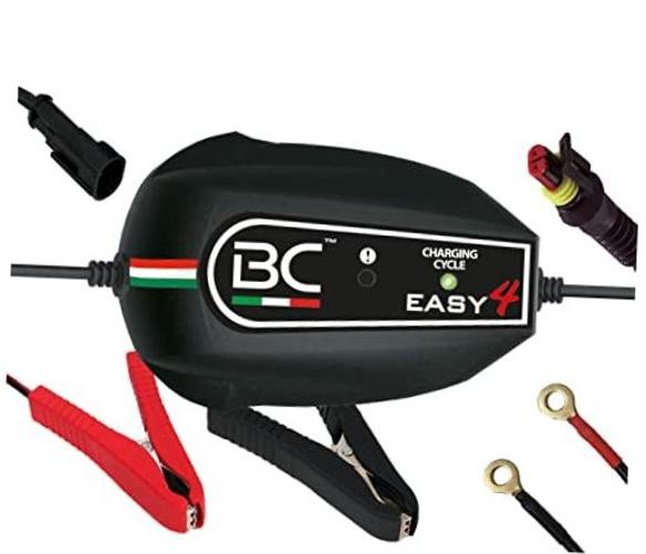 BC Easy 4 12V 1.0A Intelligent Battery Charger and Maintainer 4 Step Automatic