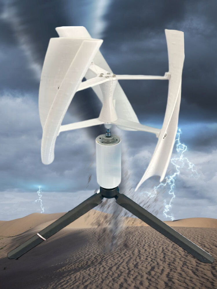 25W 15V Brushless Vertical Axis Wind Turbine Generator Kits Micro Windgenerator