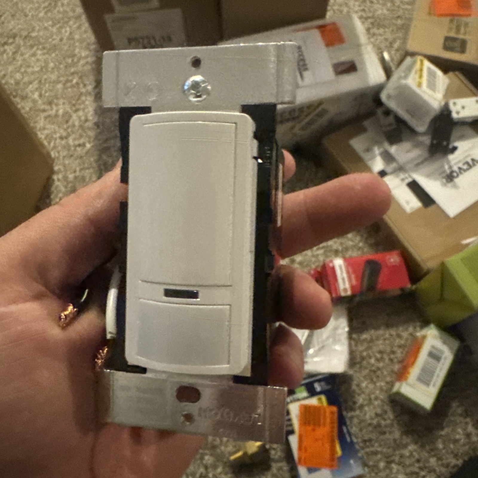 LEVITON Plus Pro Antimicrobial Treated Occupancy Sensor Switch R60-ODS15-GHW