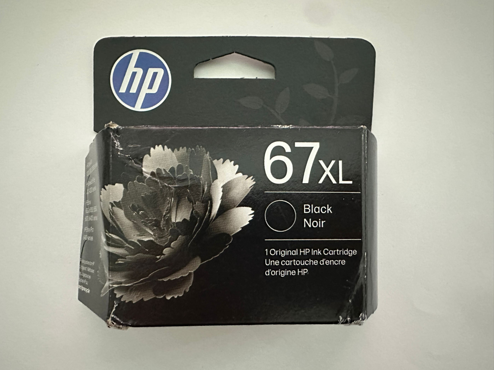 HP 67XL Black High-Yield Ink Cartridge New Sealed Exp: 07/2027