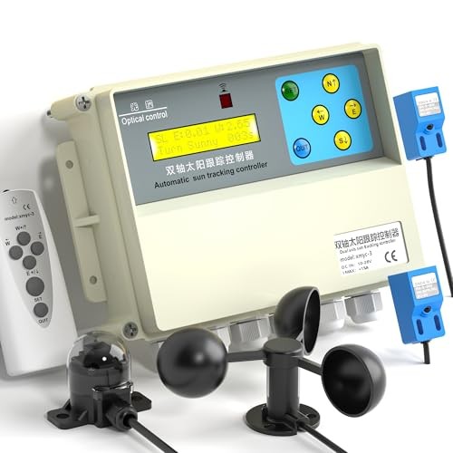 Dual Axis Solar Tracker Controller, Automatic Sun Tracking Controller, Solar